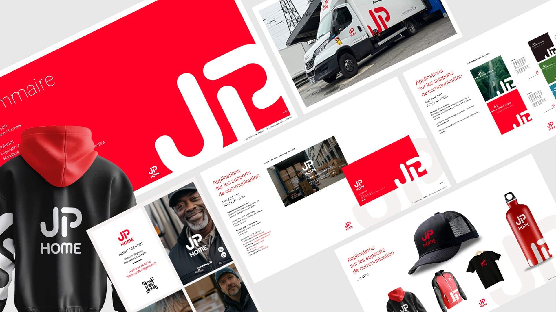 Sharing a accompagné JP HOME, nouvelle marque du Groupe Jacky Perrenot, en créant son positionnement et son identité visuelle