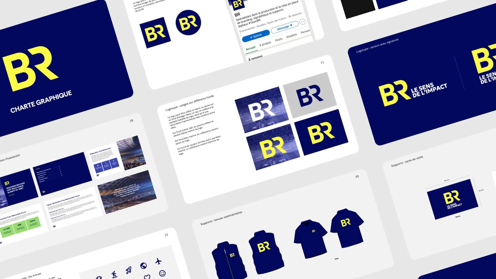 branding identité graphique agence BR Sharing