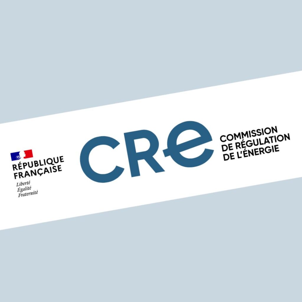 Sharing signe l’identité visuelle de la Commission de Régulation de l’Énergie : logotype, charte graphique et supports de communication institutionnelle.