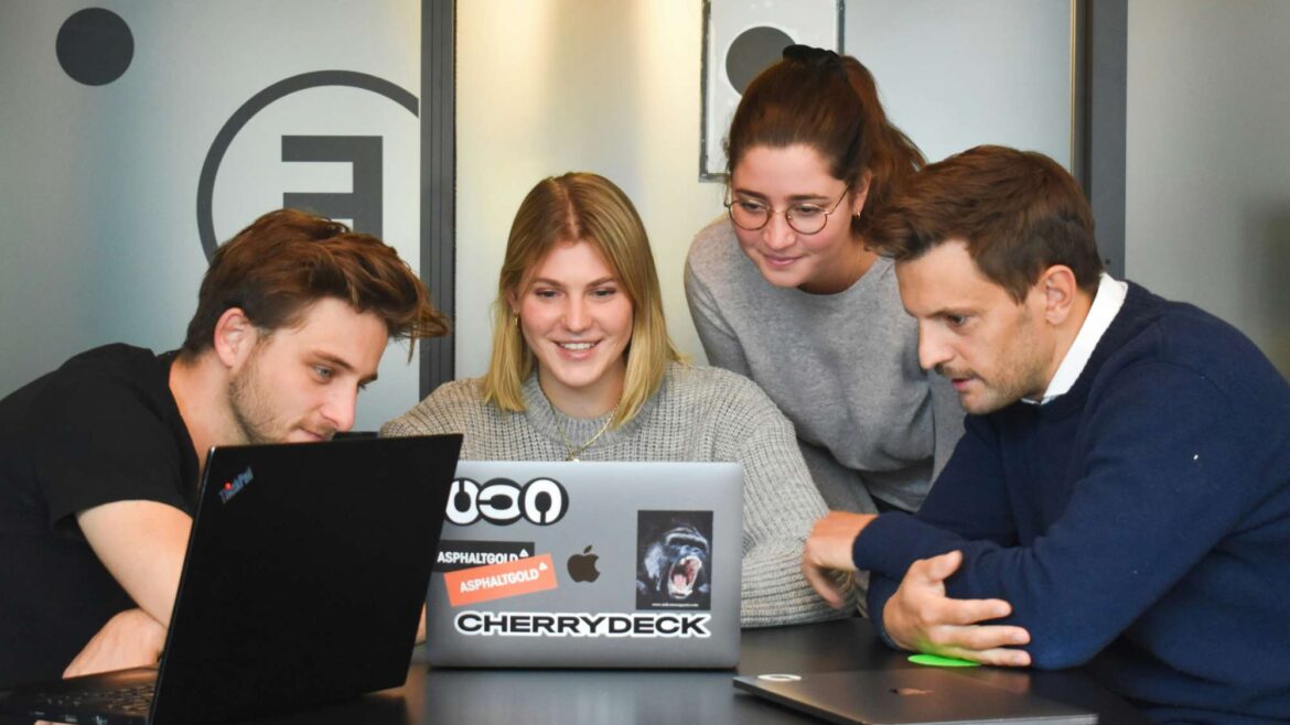 Illustration représentant l’intersection entre la marque employeur et la marque commerciale, dans une stratégie de branding unifiée