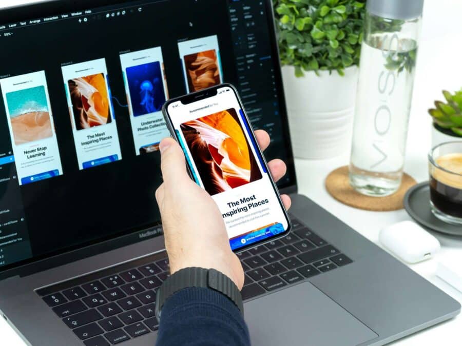 Expérience utilisateur alignée avec une identité de marque forte Sharing agence UX UI